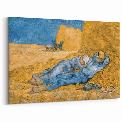 Vincent van Gogh Wall Art - Noon Rest from Work Canvas Print