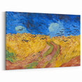 Famous Van Gogh Paintings - Wheatfield with Crows Canvas Print