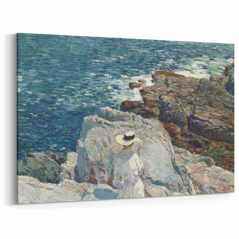 Impressionist Coastal Landscape - Childe Hassam Wall Art Print