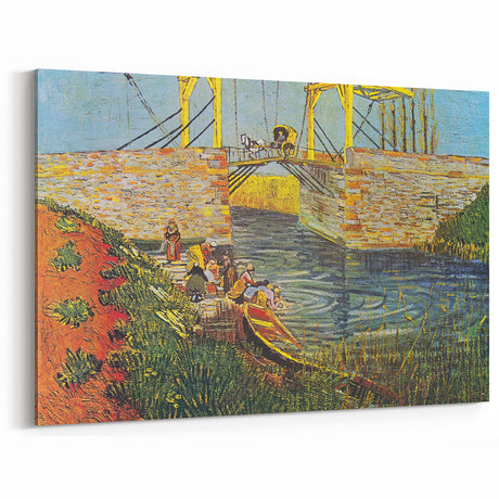 Van Gogh Impressionist Print - Langlois Bridge Wall Art for Home