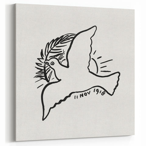 Expressionist Art: Peace Dove Commemorative Design