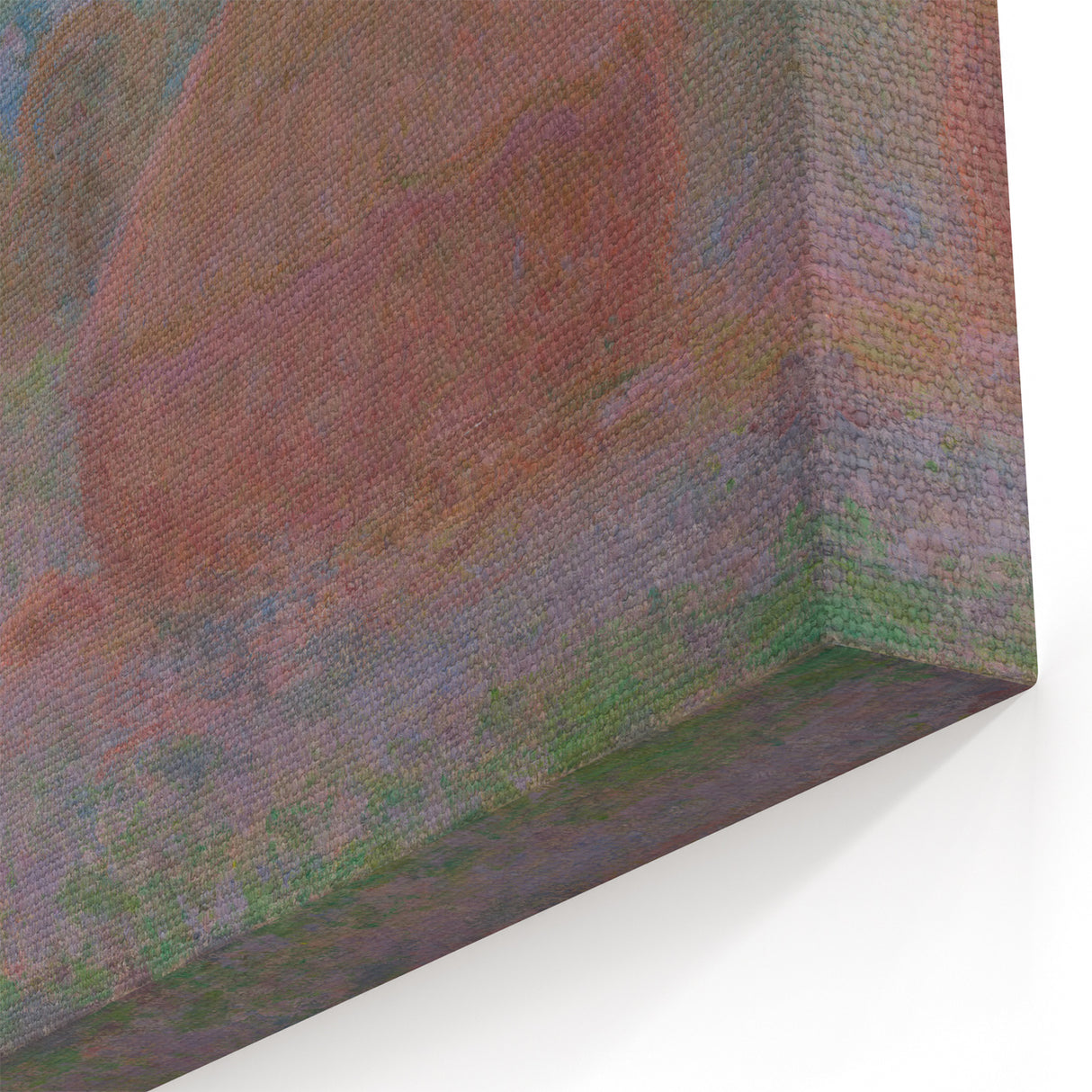 Claude Monet Wheat Stacks - Impressionist Autumn Landscape Print