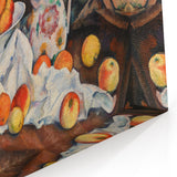 Paul Cézanne Still Life - Impressionist Fruit and Vase Wall Art Print