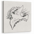 Expressionist Art: Peace Dove with Sunburst