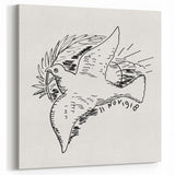 Expressionist Art: Peace Dove with Sunburst