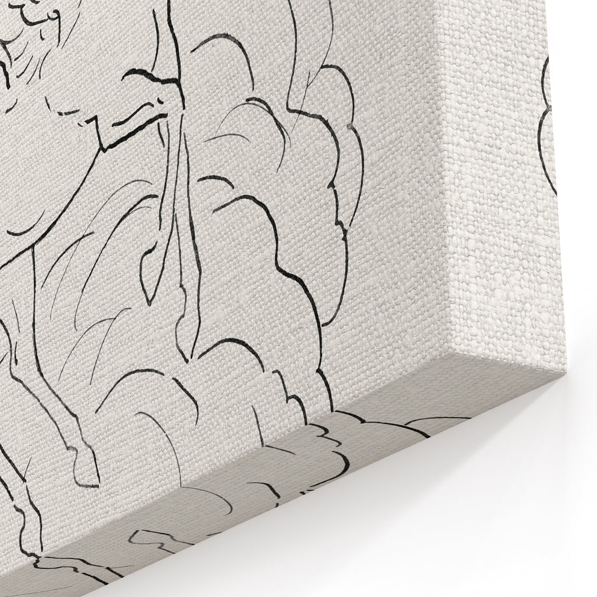 Expressionist Wall Art: Pegasus Flying Through Clouds
