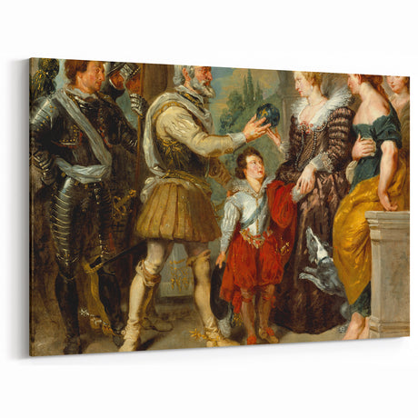 Historical Romanticism Canvas: Henri IV and Marie de’ Medici by Delacroix