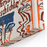 Expressionist Wall Art: Vibrant Abstract Emotional Burst