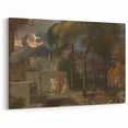 Baroque and Rococo Wall Art – Classic Antique Print for Elegant Décor