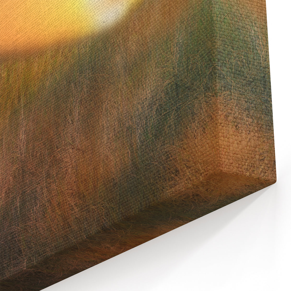 Rustic Countryside Wall Art - Scenic Sunset Rural Landscape Canvas
