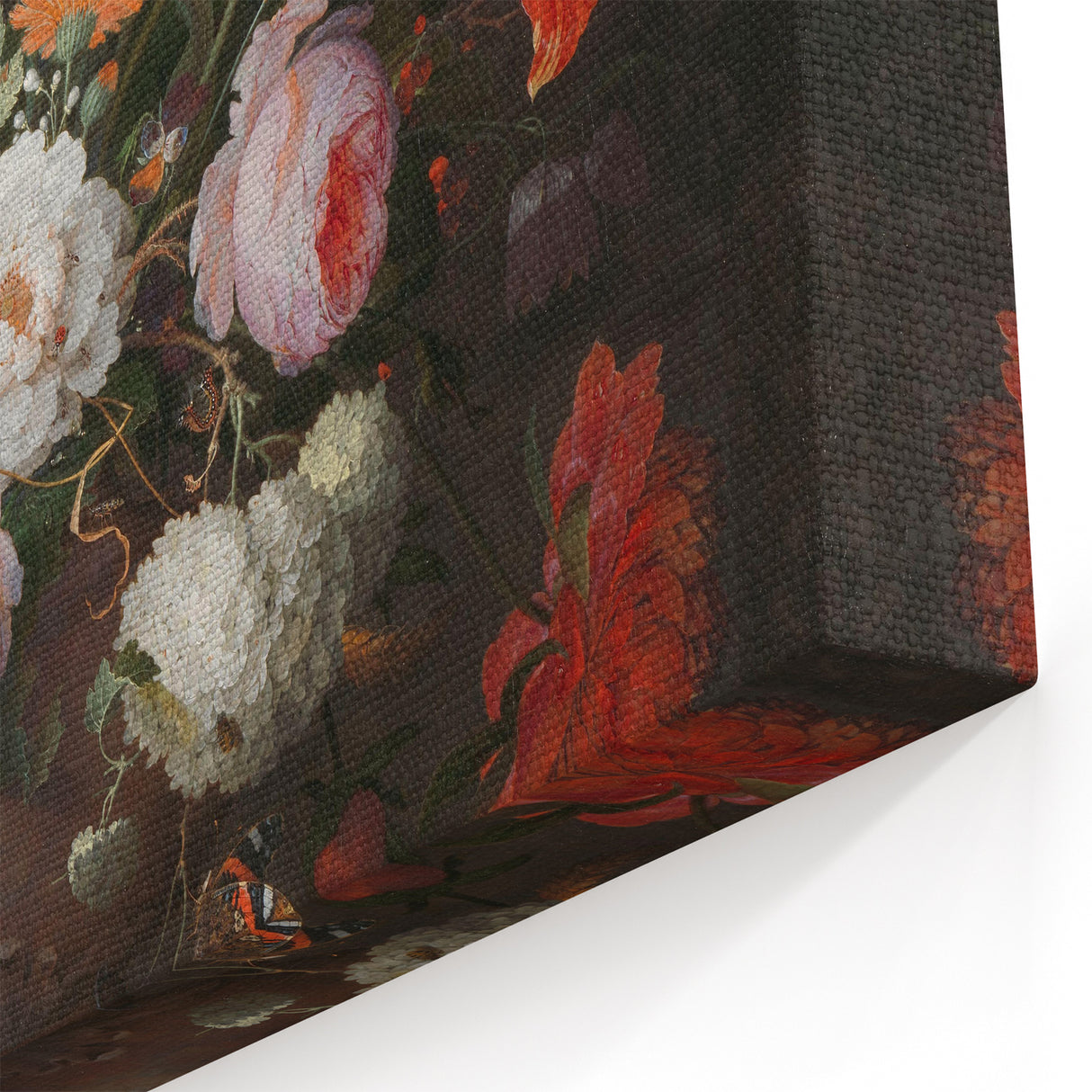 Elegant Baroque Floral Art | Antique Rococo Wall Art Print