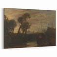 Historical Romanticism Canvas: Newark Abbey at Twilight