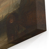 Historical Romanticism Canvas: Newark Abbey at Twilight