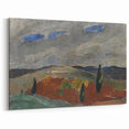 Classic Romantic Paintings: Cemetery Road in Toledo Landscape