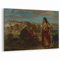 Romanticism Art: View of Tangier by Eugène Delacroix
