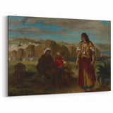 Romanticism Art: View of Tangier by Eugène Delacroix
