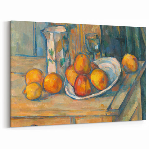 Impressionist Landscape - Sunset Over Hills Wall Art Print