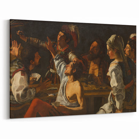 Baroque Art Print - The Card Sharps - Historical Classic Wall Art