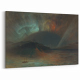 Famous Romantic Era Art: Aurora Borealis by Frederic Edwin Church
