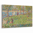 Impressionist Urban Scene - Street and Buildings Wall Art Print