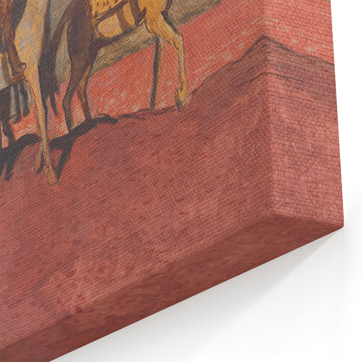 Expressionist Art - Riders on Horses Abstract Expressionism Wall Art