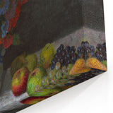 Still Life with Flowers and Fruit - Claude Monet Wall Art Print