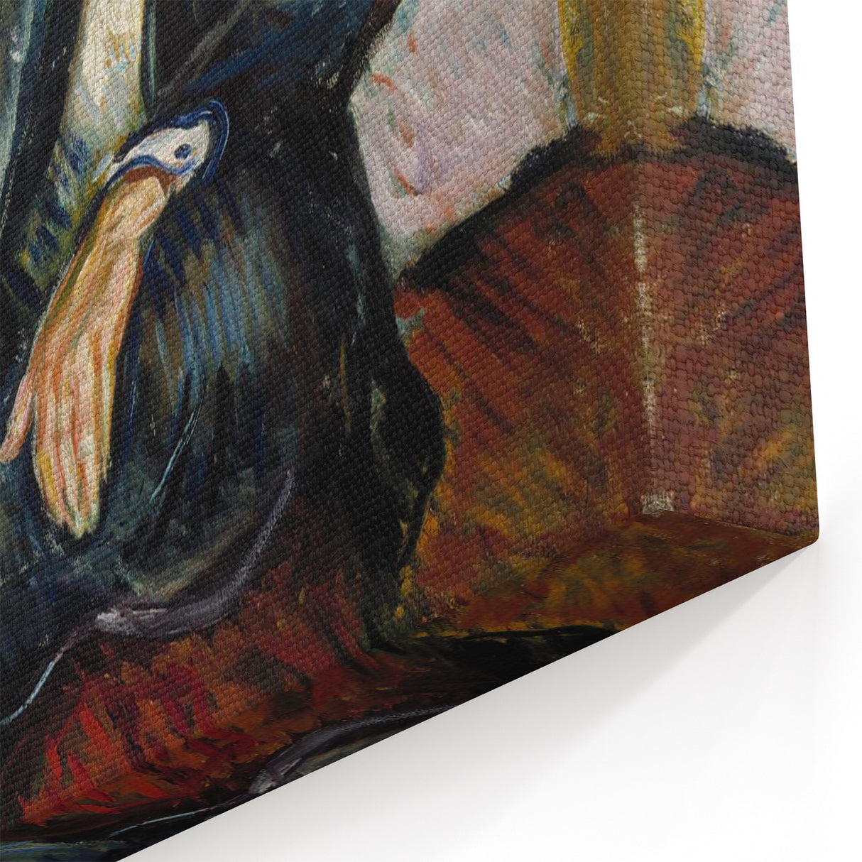 Expressionist Art - Portrait of Gustaf Schiefler Abstract Wall Art