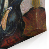 Expressionist Art - Portrait of Gustaf Schiefler Abstract Wall Art