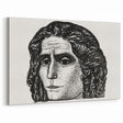 Expressionist Art - Portrait of Jean Jaurès Abstract Wall Art