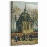 Van Gogh Art Prints - Vincent van Gogh Church Landscape Artwork