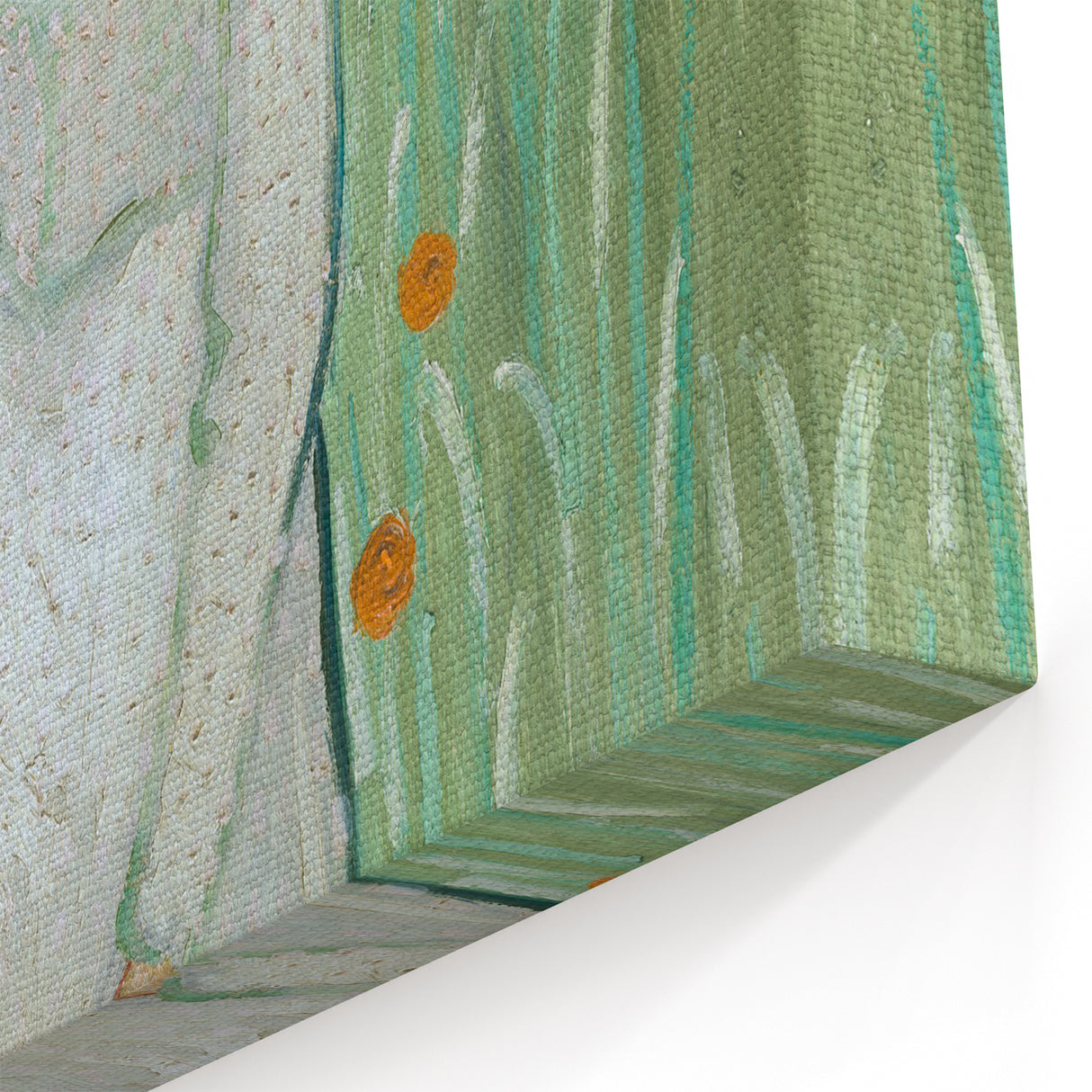 Vincent van Gogh Wall Art - Lady in Garden Van Gogh Canvas Prints