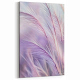 Ethereal Pastel Grass Art - Dreamy Floral Wall Decor Canvas