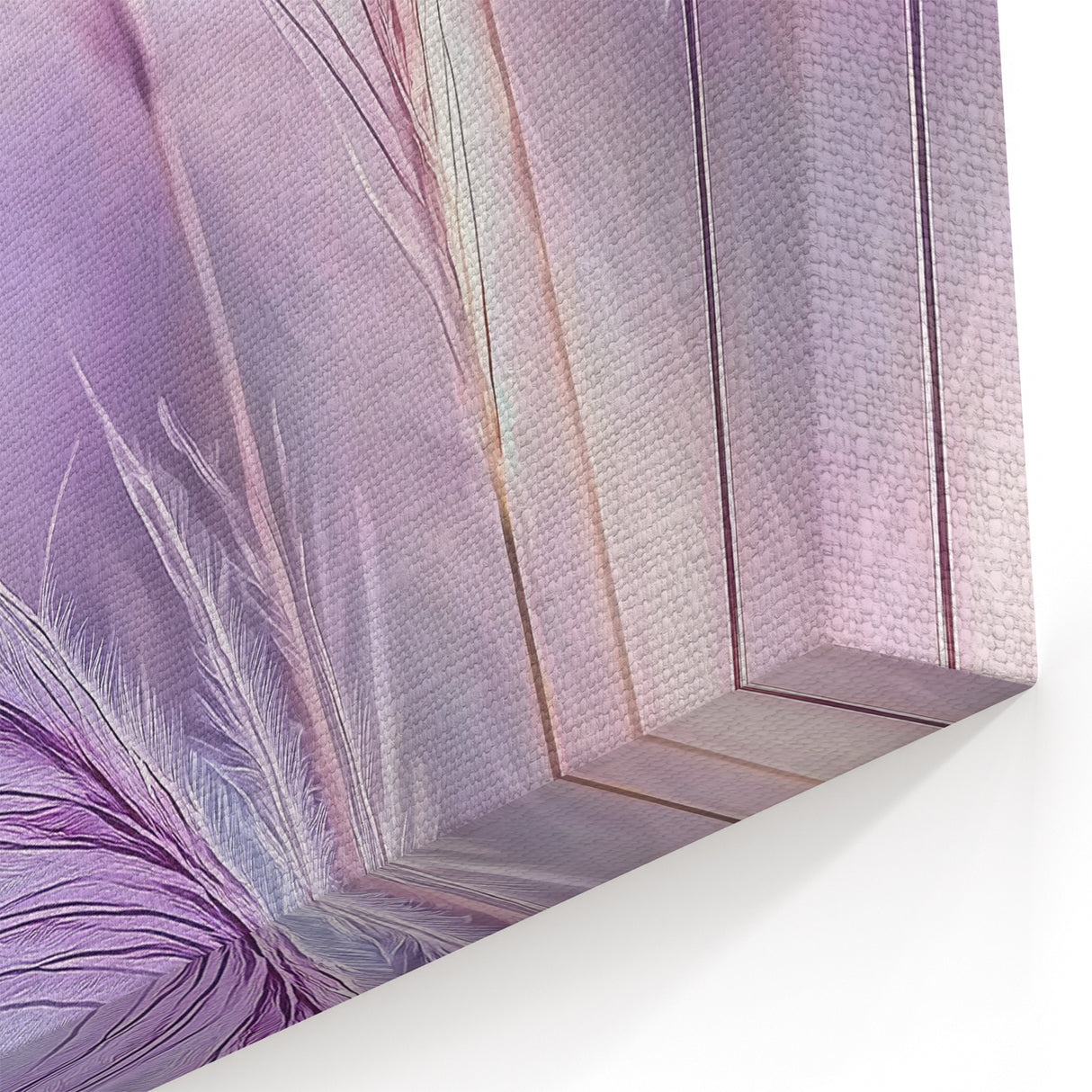 Ethereal Pastel Grass Art - Dreamy Floral Wall Decor Canvas