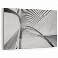 Modern Architectural Art - Monochrome Bridge Design Wall Decor