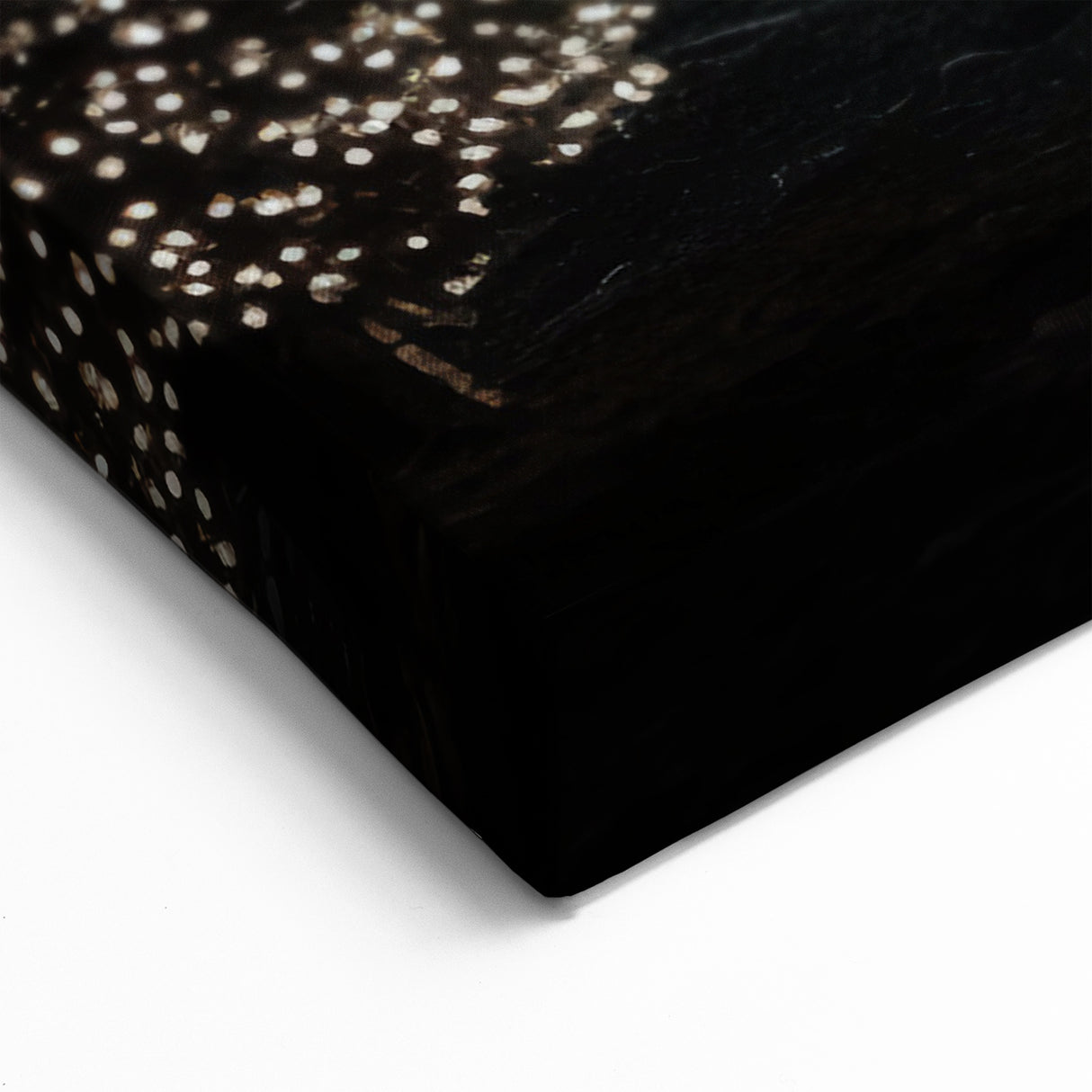 Illuminated Tree Pathway - Modern Nightscape Wall Art Decor