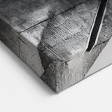 Abstract Concrete Geometry Art - Monochrome Architectural Wall Decor