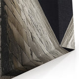 Triangular Stone Architecture - Modern Minimalist Wall Art Decor