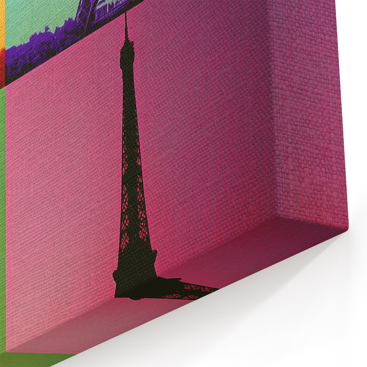 Pop Art Eiffel Tower - Colorful Modern Architectural Wall Decor