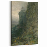 Abstract Modern Art of Rocky Cliffs – Contemporary Wall Decor
