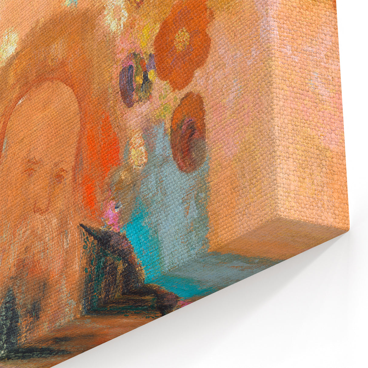 Abstract Floral Modern Wall Art – Contemporary Art Print
