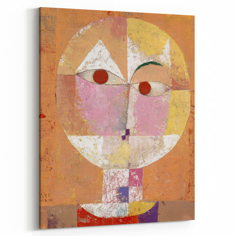 Modern Wall Art: Senecio Portrait - Abstract Modern Art Print
