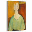 Modern Wall Art: Girl in Green Blouse - Contemporary Art Print