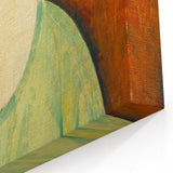 Modern Wall Art: Girl in Green Blouse - Contemporary Art Print