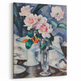Modern Wall Art: Pink Roses in Vase - Elegant Contemporary Print