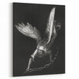 Modern Wall Art: Angel with Chain - Dramatic Monochrome Artwork
