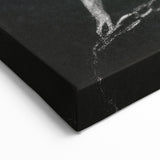Modern Wall Art: Angel with Chain - Dramatic Monochrome Artwork