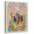 Modern Wall Art: Birth Celebration - Vibrant Abstract Nature Print