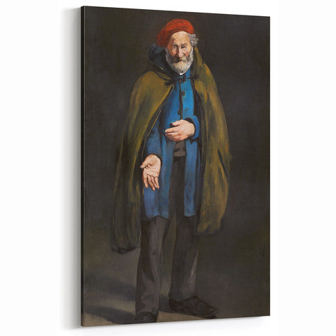Modern Wall Art: The Beggar - Classic Portrait with Modern Appeal