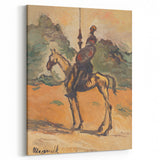 Modern Wall Art: Don Quixote - Timeless Abstract Equestrian Print