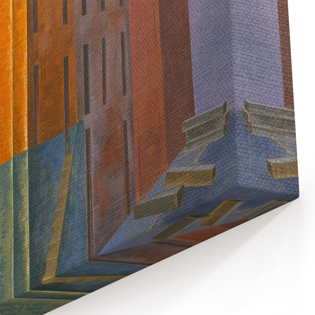 Modern Wall Art: Urban Surrealism - Bold Architectural Abstract Print